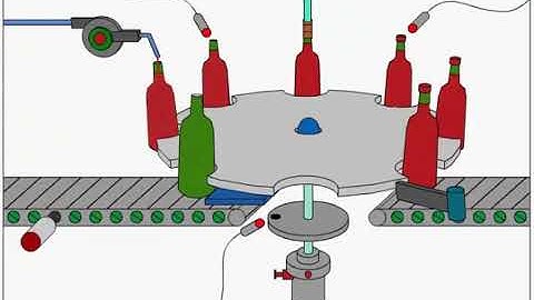 APPLICATION OF A PLC-BOTTLE-FILLING-PLANT