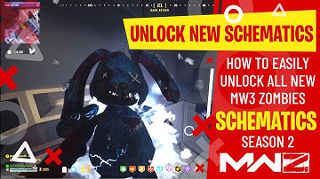 MW3 Zombies - How to unlock ALL NEW SCHEMATICS in Season Two.