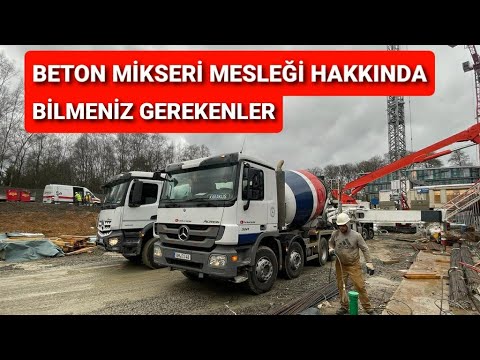 BETON MİKSERİNDE DİKKAT EDİLMESİ GEREKENLER VE GÜN İŞ..