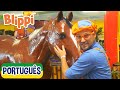 Blippi e os Animais | Vídeos Educativos para Crianças | As Aventuras de Blippi