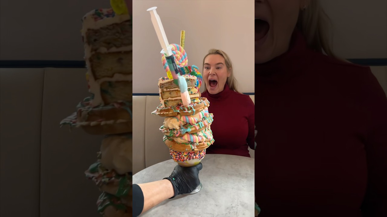 Just a light snack from Elm Street Diner in Norwalk, CT… 🍭😏😁 Sweet tooth, satisfied. #DEVOURPOWER
