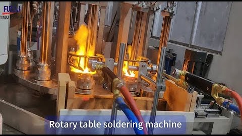 Rotary table soldering machine