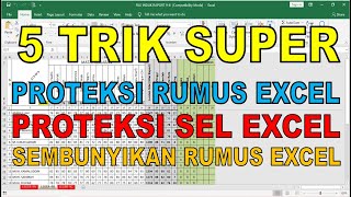 5 Cara Mudah Mengunci Rumus Excel | Proteksi Data Microsoft Excel