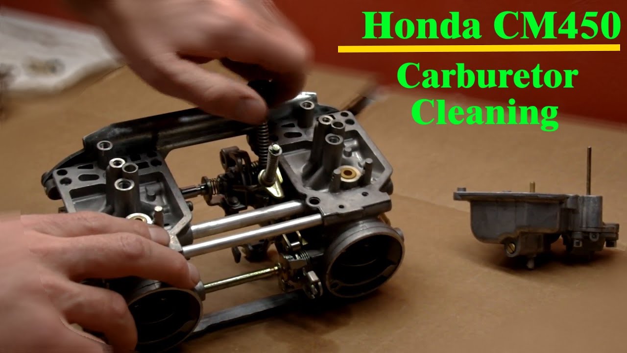 Vintage Motorcycle: Honda CM450 Carburetor Disassembly and Cleaning
