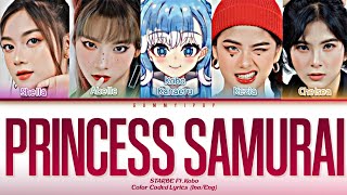 StarBe Ft. Kobo Kanaeru - 'Princess Samurai' (Color Coded Lyrics)