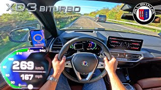 BMW X3 with 4 TURBO's 🐌 🐌 🐌 🐌 on AUTOBAHN!? - NO SPEED LIMIT