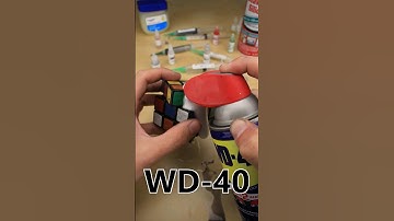 I put EVERY LUBE in this Rubik