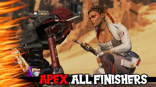 All Apex Legends Finishers in 1st Person & 3rd Person! Season 5!