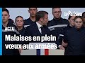 Une militaire fait un malaise en plein discours d’Emmanuel Macron image