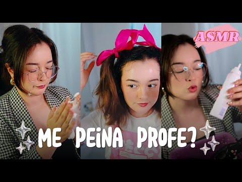 CC La profe que solo tiene hijos hombres te peina y te da ✨ASMR✨ versión extendida