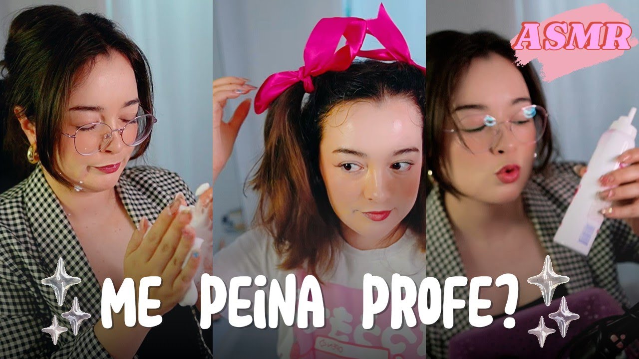 CC La profe que solo tiene hijos hombres te peina y te da ✨ASMR✨ versión extendida