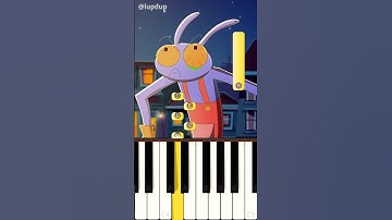 An eye drop that launches you straight to the moon! 🚀🌕 😂 @lupdup - Piano Tutorial