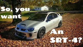 So you want to buy a Dodge Neon SRT4?