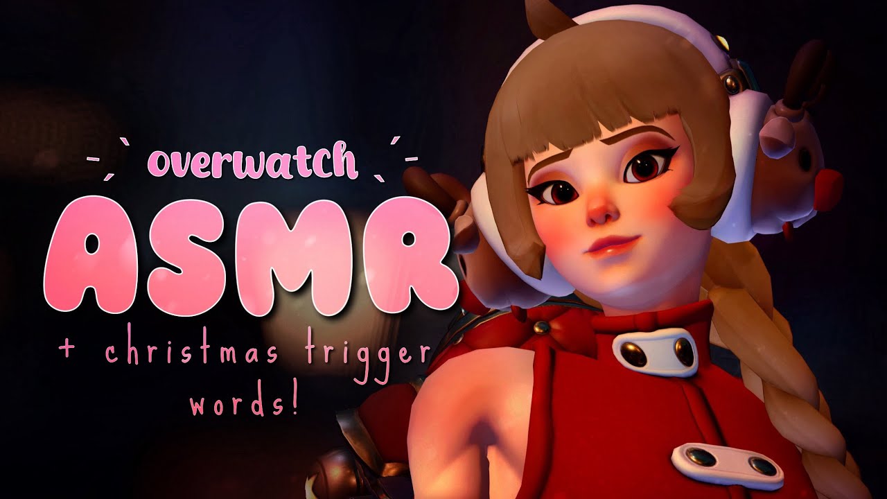 [asmr] 𖥔 ݁˖ 🧸ྀིྀིྀ christmas trigger words༯ + cozy juno!˚࿔ | 𑣲overwatch 2
