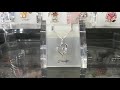 Crossfor New York Dancing Stone D-3stone Heart Silver Necklace (NYP-585)