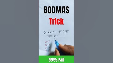 Crazy trick for bodmas question 🤯 | ssc mts, group d, police constable,ctet #gaganpratapmaths #math