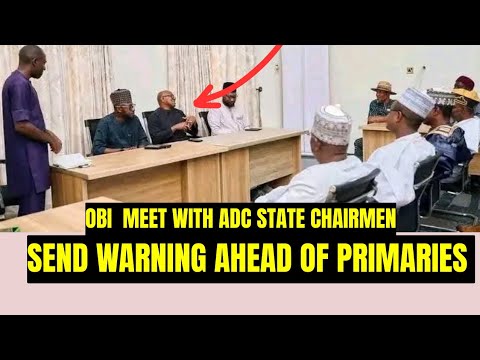 OBI TO ADC CHAIRMEN I Won T Compete With Atiku Moneybags 