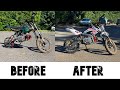 We Rebuilt a Pit Bike From the Dump!! Restoring 2 Pit Bikes