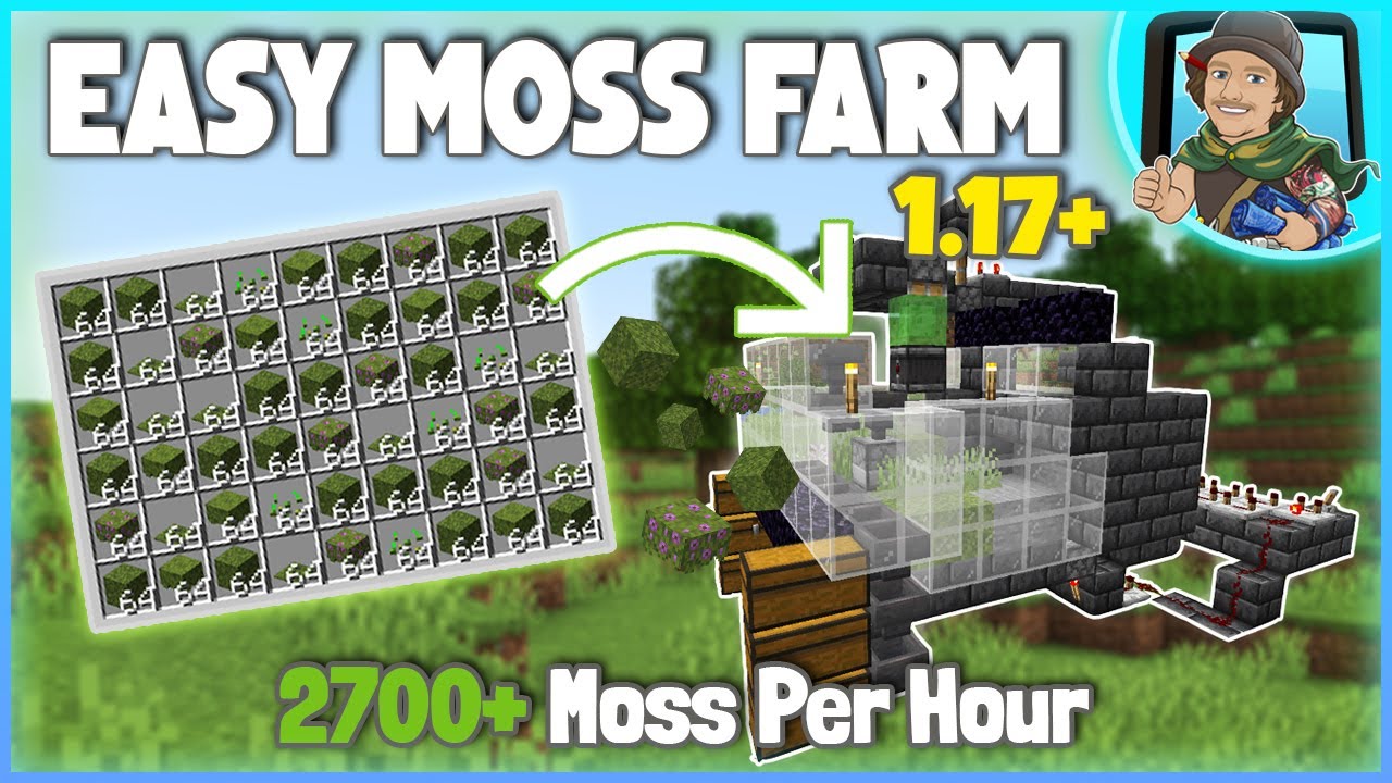 Minecraft EASY Moss Farm Tutorial! 1.17+ (2700+ Moss Per Hour) - YouTube