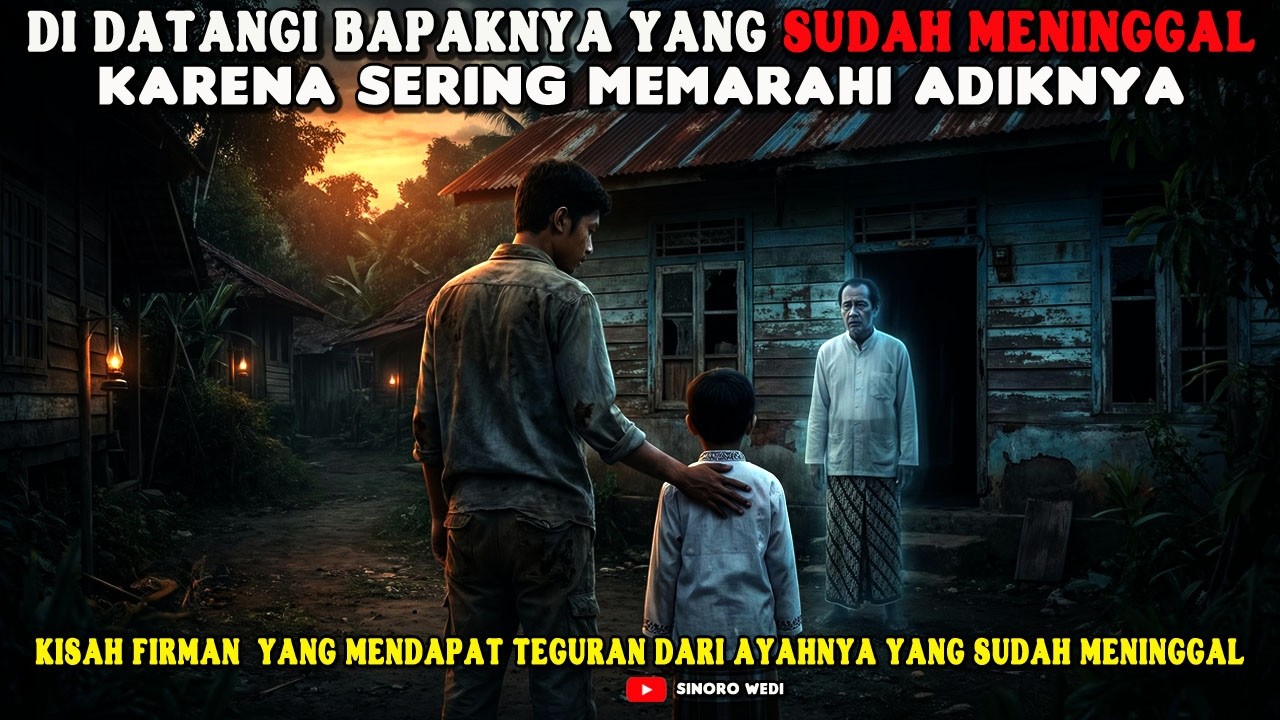 DI DATANGI BAPAKNYA YANG SUDAH MENINGGAL,KARENA SERING MEMARAHI ADIKNYA.