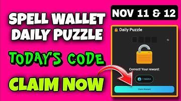 Spell Wallet Daily Puzzle Today 11 November | Spell Wallet Today Puzzle | Spell Wallet Secret Code