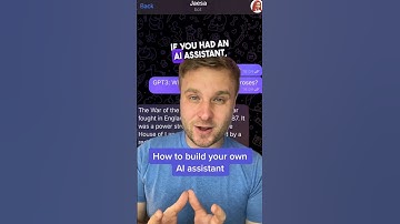 You can create your own AI assistant for an incredibly low cost. #AI #AIAssistant