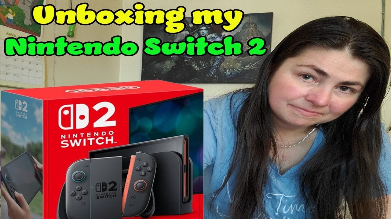 Unboxing the Nintendo Switch 2 & Playing Mario Kart World