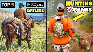 Top 5 High Graphics Animal Hunting simulator Games For Android [ 2022] || OPEN WORLD Games screenshot 4