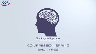 Compression spring end types Profile