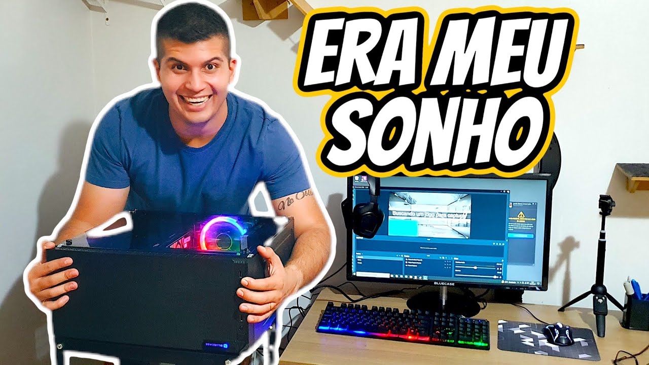 COMPREI UM PC GAMER