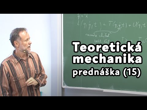 Náhľad videa: Teoretická mechanika | prednáška 15 | Malé kmity: Módy = vlastné kmity, Vlastné frekvencie