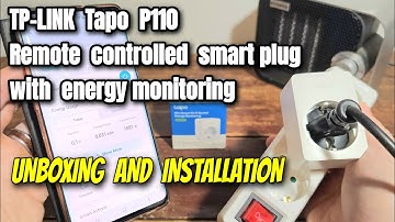 TP LINK Tapo P110 — WiFi Smart Plug with App Remote Control and Energy Monitoring Unboxing and Setup