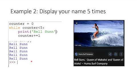 Iteration - While Loops