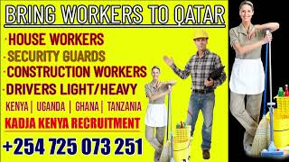 GOOD WORKERS FROM KENYA TANZANIA AND UGANDA AND GHANA