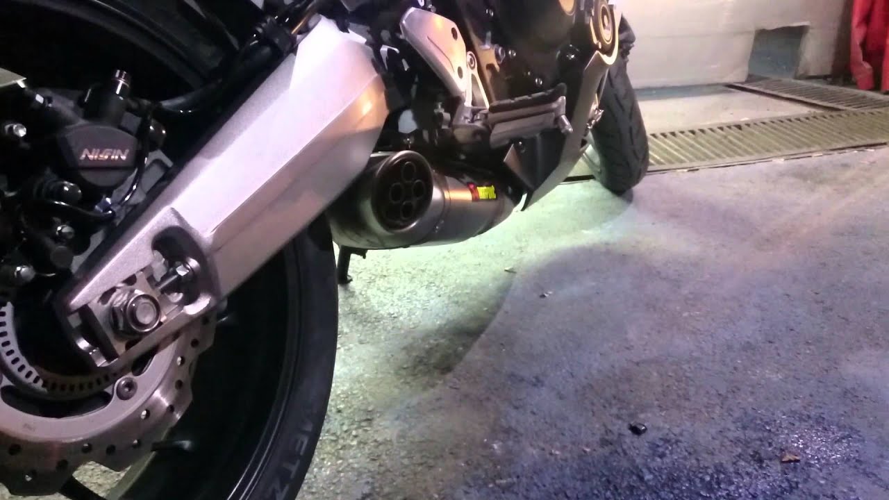 honda cbr650f akrapovic exhaust