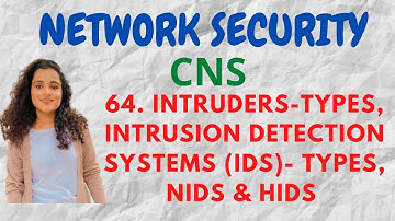 #64 Intruders - Types, Intrusion Detection Systems (IDS), Types of IDS |CNS|