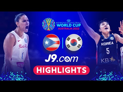 Puerto Rico 🇵🇷 - Korea 🇰🇷 | Game Highlights - #FIBAWWC 2022