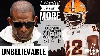 Alton McCaskill TAKES SHOTS At Coach Prime In Arizona State Camp “ITS DIFFERENT HERE”🤯