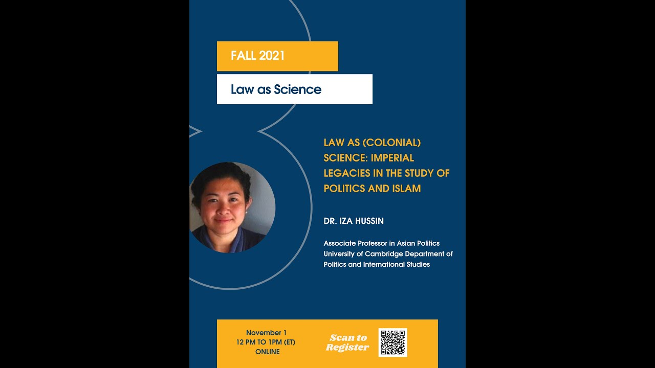 Law as Science Fall 2021 | Law as (Colonial) Science - YouTube