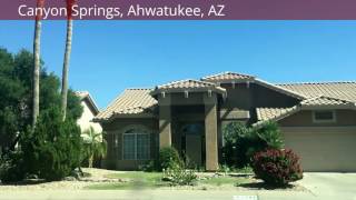 Canyon Springs Neighborhood, Ahwatukee, AZ