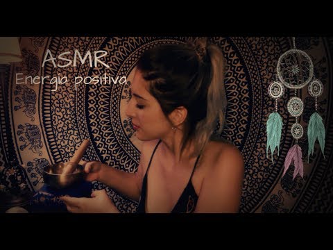 ASMR ☯ Energía positiva para dormir, diferentes sonidos + frases motivacionales