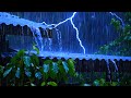 Fall Asleep Fast to Heavy Rain Sounds &amp; Powerful Thunder on the Roof ASMR