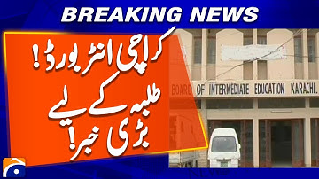 Karachi Inter Board allows Matric Arts students to enter Pre-Medical & Pre-Engineering | Geo News