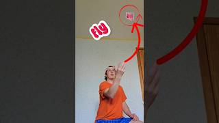 Paper Card Trowing Trick.