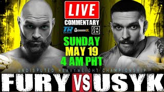 🔴LIVE Tyson Fury vs Oleksandr Usyk Full Fight Commentary | Undisputed Heavyweight Championship