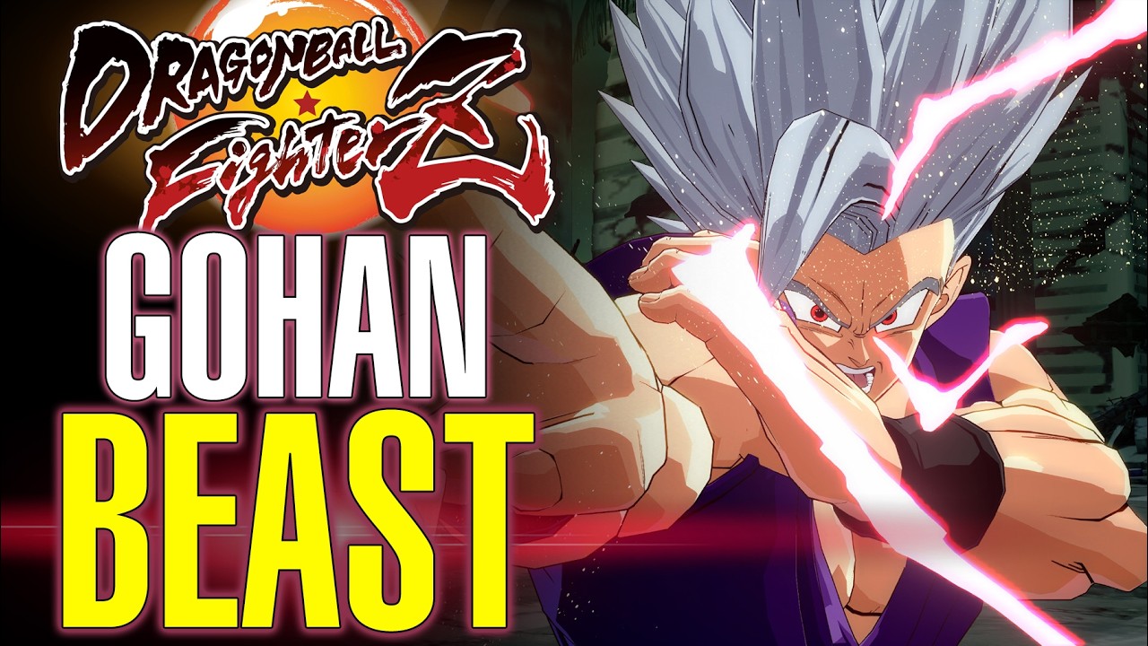 GOHAN BEAST moveset Dragon Ball FighterZ - Movimientos del mod SON ...