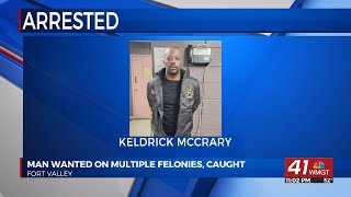 Fort Valley Police arrest man wanted on multiple felonies