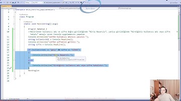 149) Akış Kontrol Mekanizmaları - if Yapisi Örnek 2