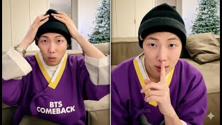 Download Lagu 🔴[ALL SUBTITLE] BTS RM Shocking Army! Here's the official BTS comeback date announced by BTS RM MP3