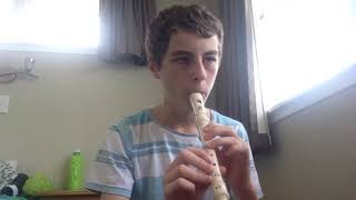 i think i took it to far - Take me home Country roads on the recorder